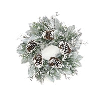 Cedar and Magnolia Leaf Wreath 22"D