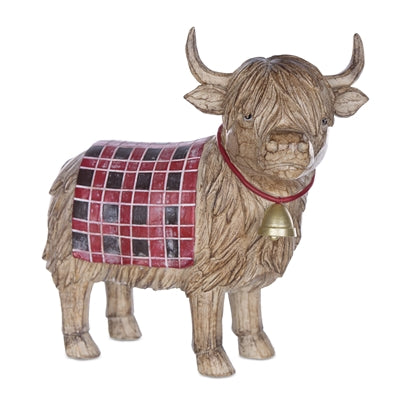 Highland Cow Set of 2, 7.75"H