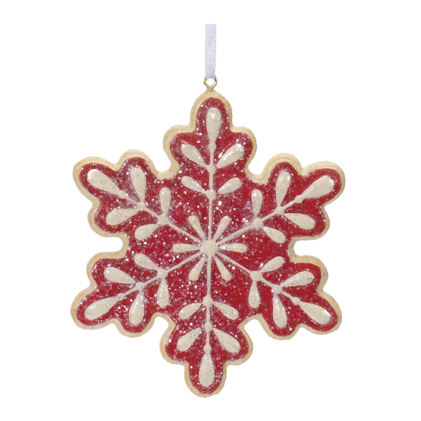 Gingerbread Snowflake Ornament Set Of 12