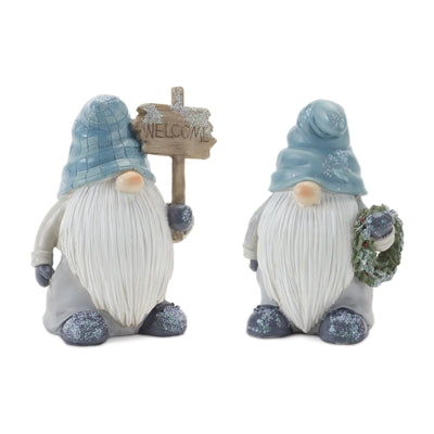 Gnome (Set of 6) 5.5"H, 5.75"H Resin