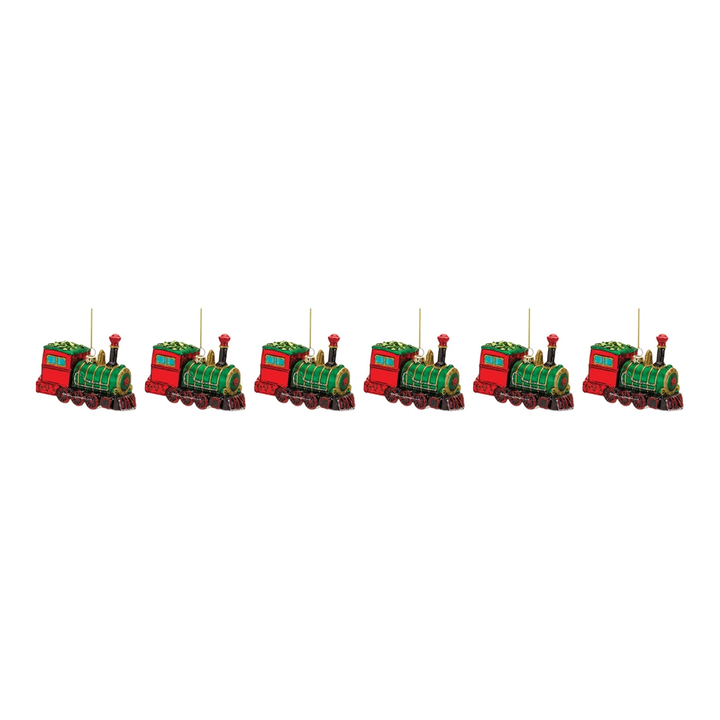 Train Ornament Set Of 6