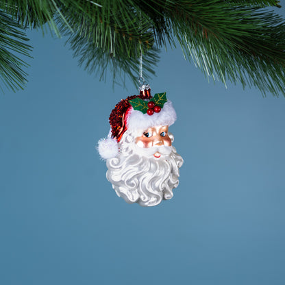 Santa Ornament Set Of 6