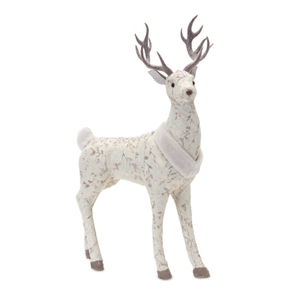 Plush Deer Figures Set Of 2