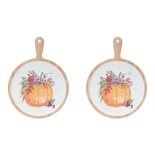 Pumpkin Cutting Board Set Of 2