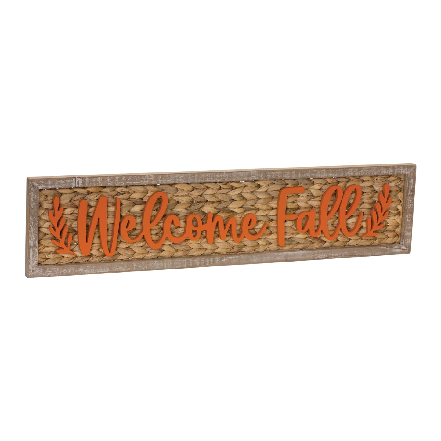 Woven Welcome Fall Sign
