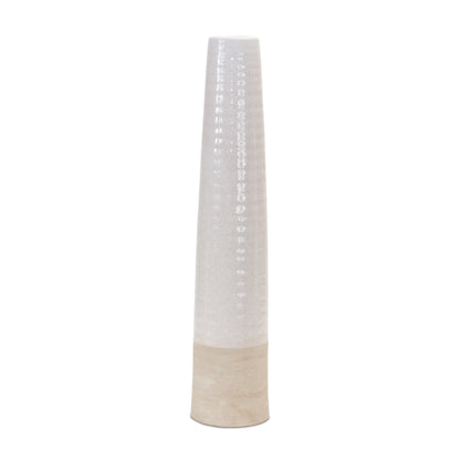 Tall Stoneware Vase 23.5"H