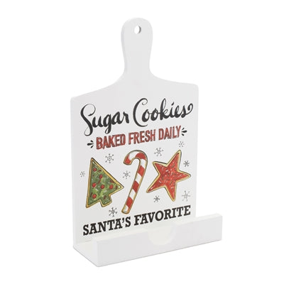 Santa's Favorite Cook Book Holder 13.5in Height