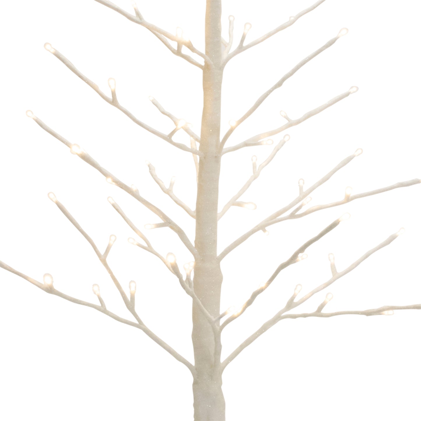 White Glittered LED Twig Tree 36"H