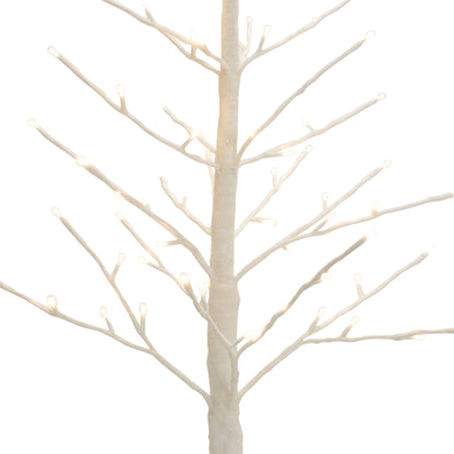 White Glittered LED Twig Tree 36"H