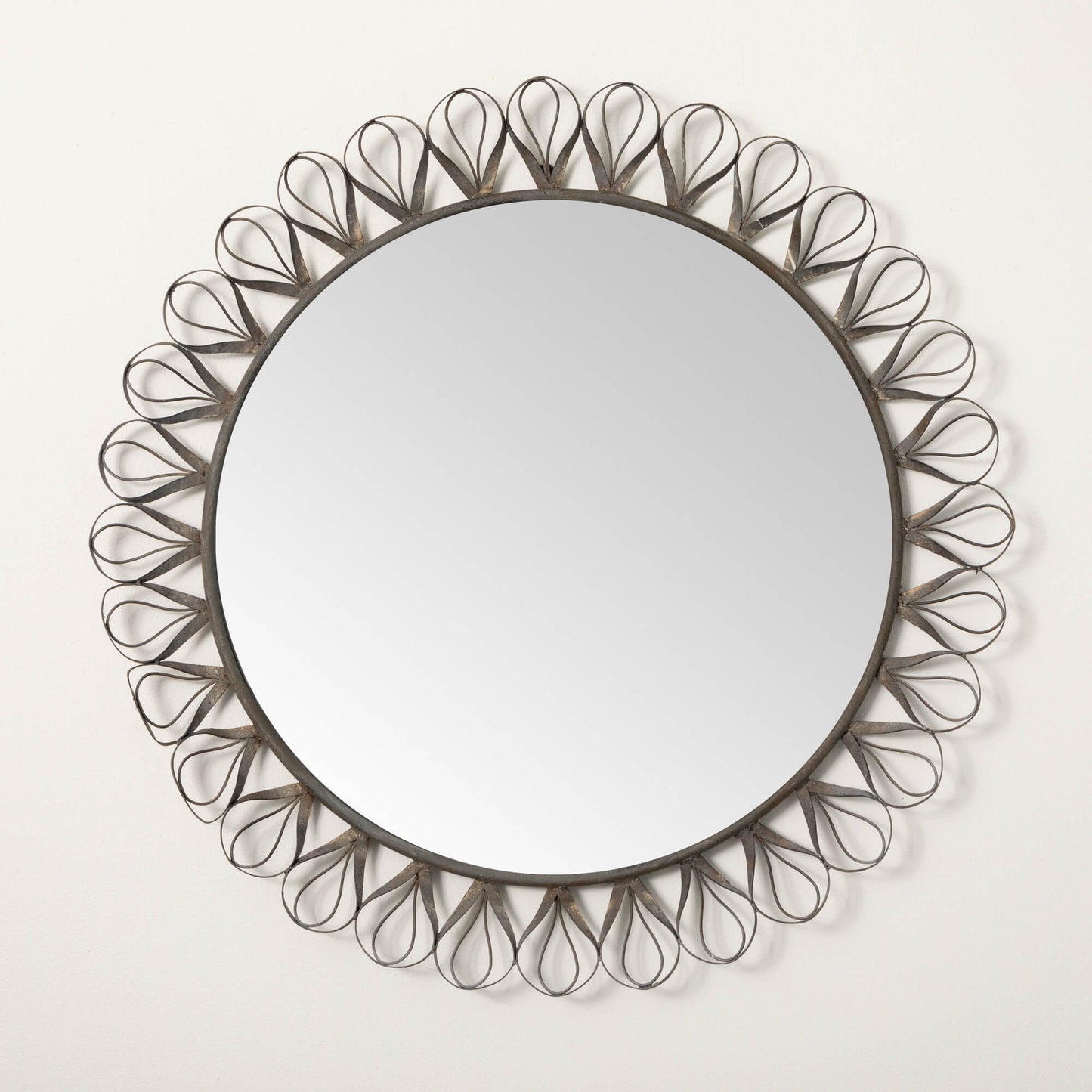 Baroque Scrollwork Wall Mirror