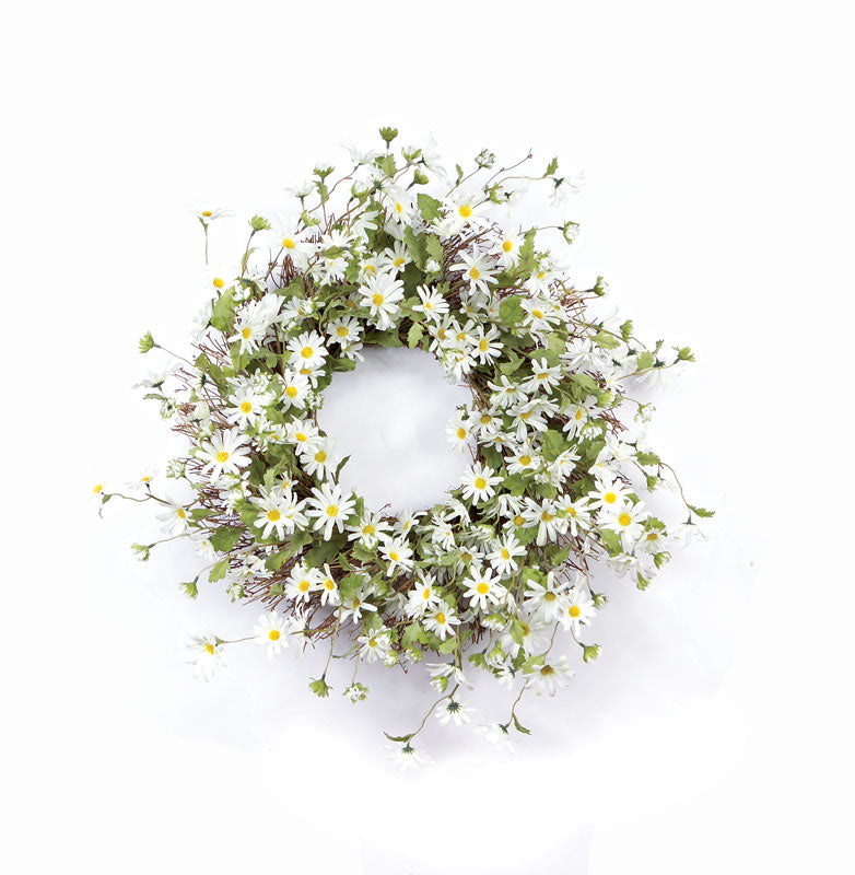 Daisy Wreath 23"