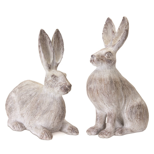 Rabbit Figures Set Of 2