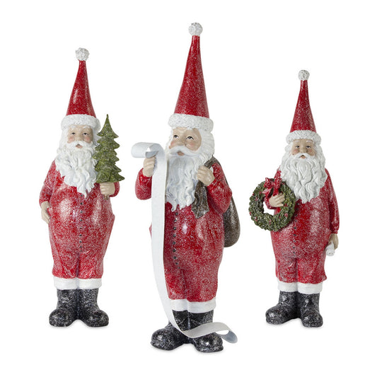 Santa Figures Set Of 3