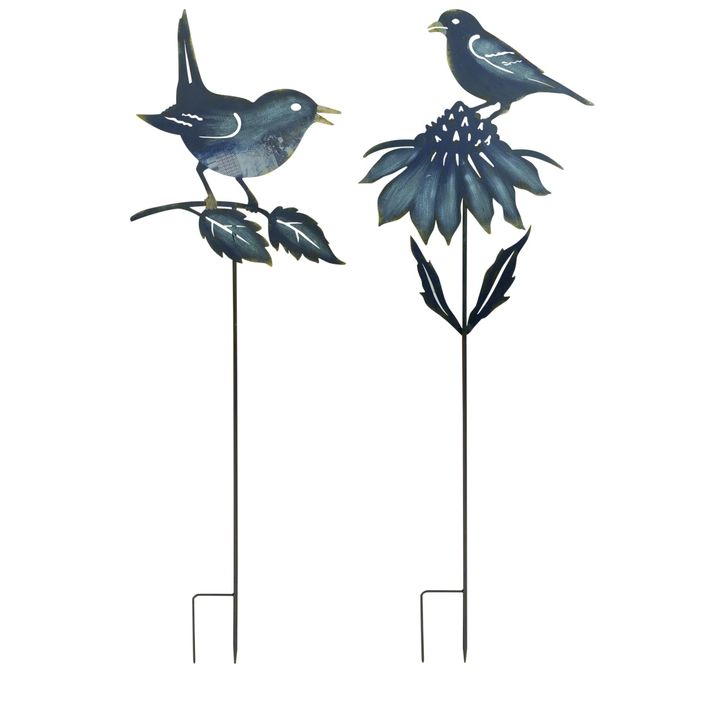 Decorative Bird Garden Stakes