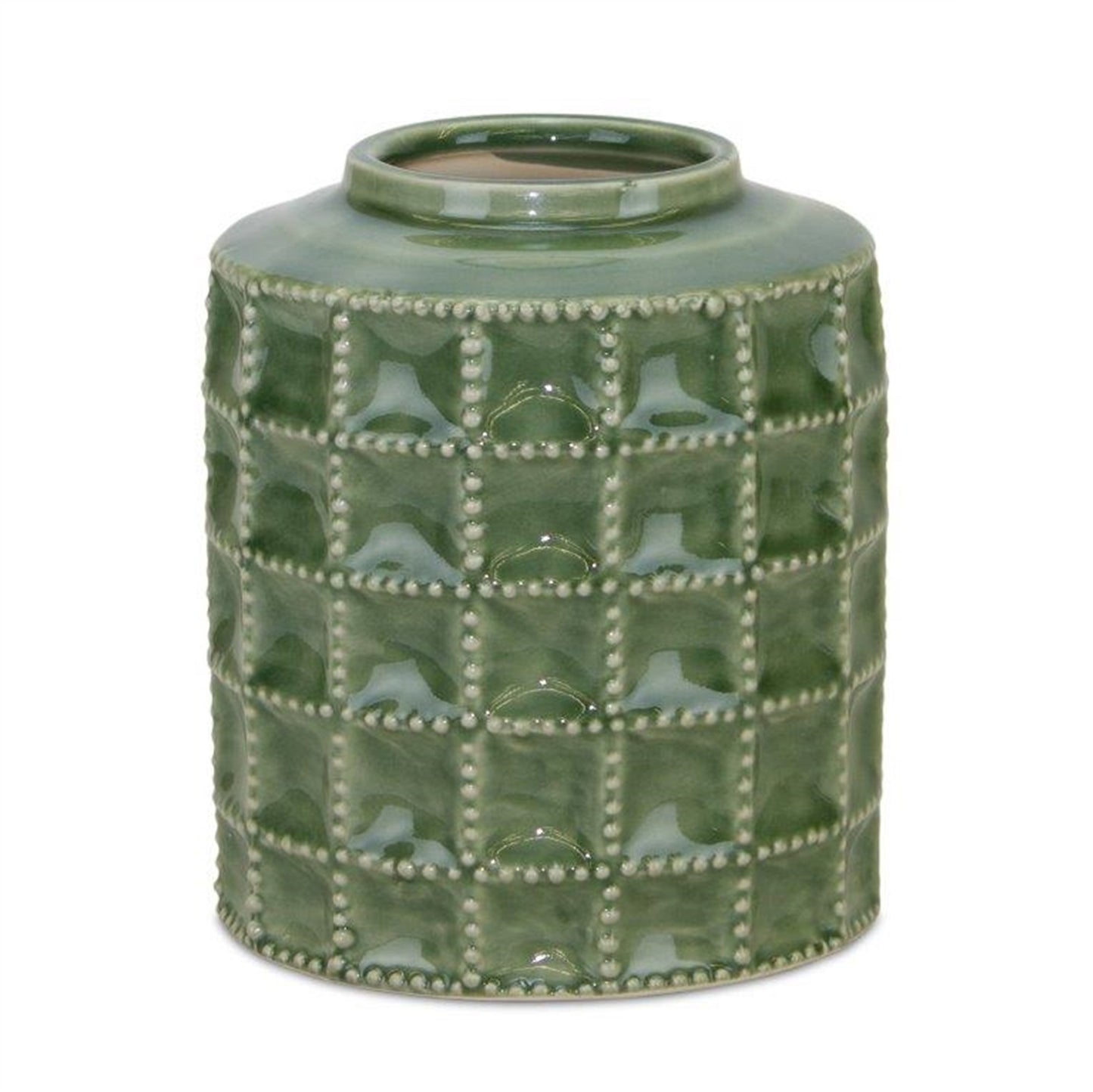 Green Terra Cotta Vase