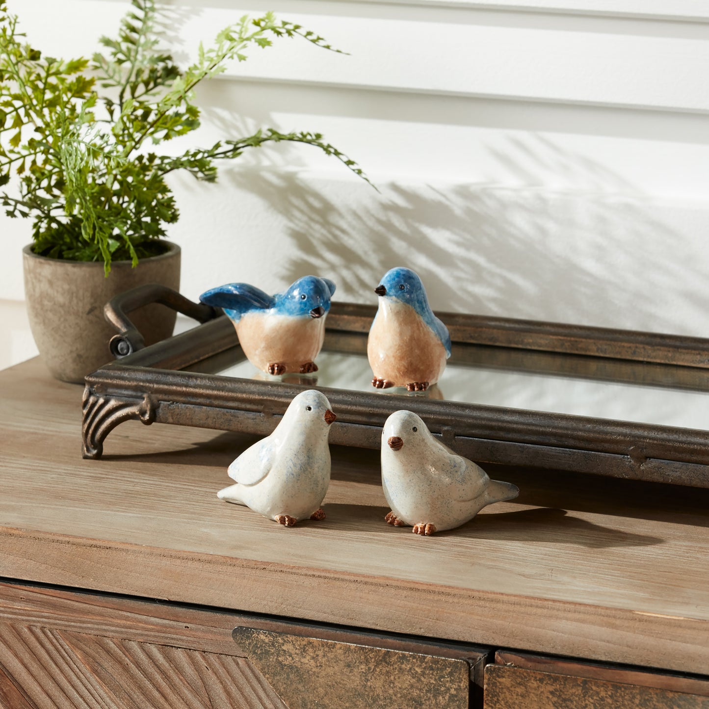 Bird Figurines Set of 4