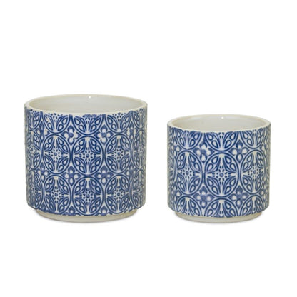 Ceramic Pots Set Of 2