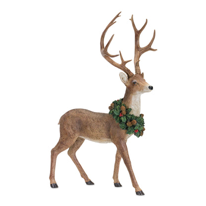 Deer With Wreath  Figures Set 2