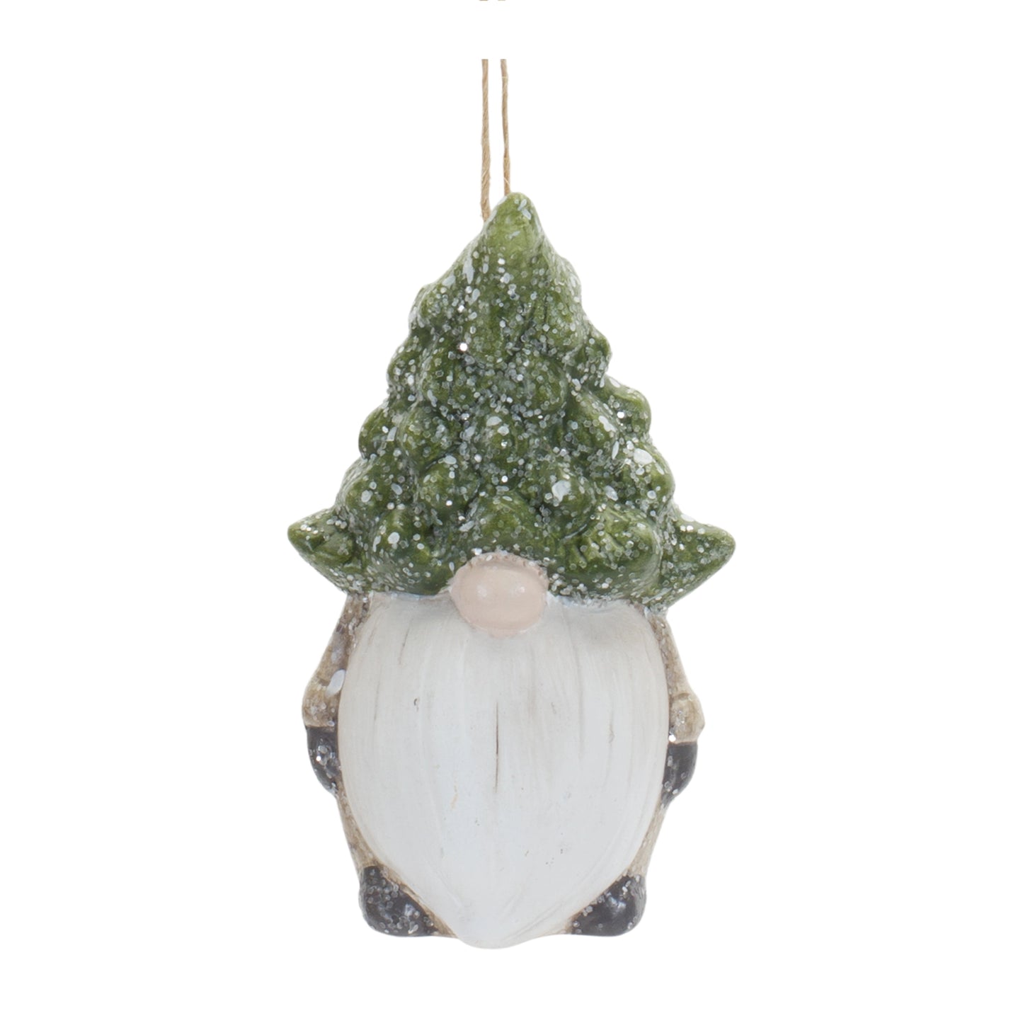 Gnome With Tree Hat Ornament Set Of 6
