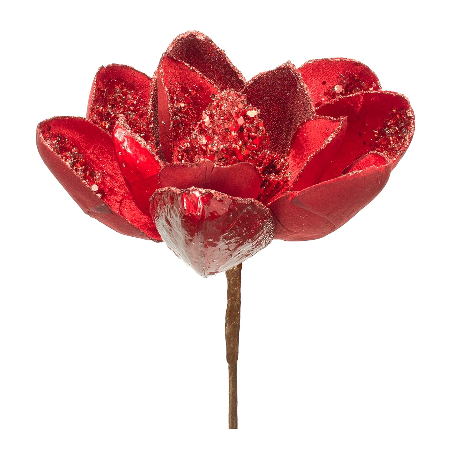 Red Magnolia Stem Set Of 6