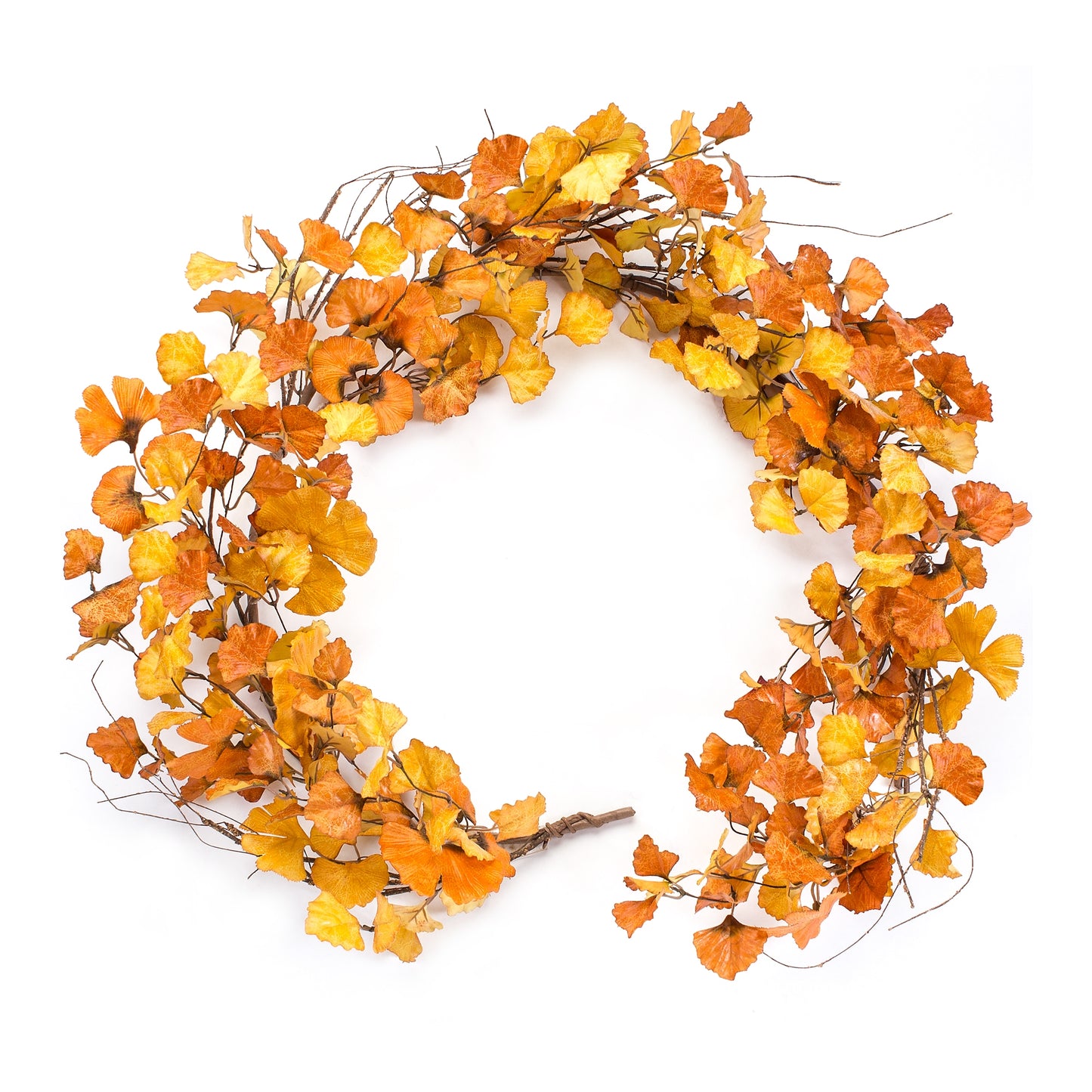 Fall Gingko Leaf Garland Set Of 2