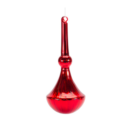 Red Drop Ornament Set Of 6