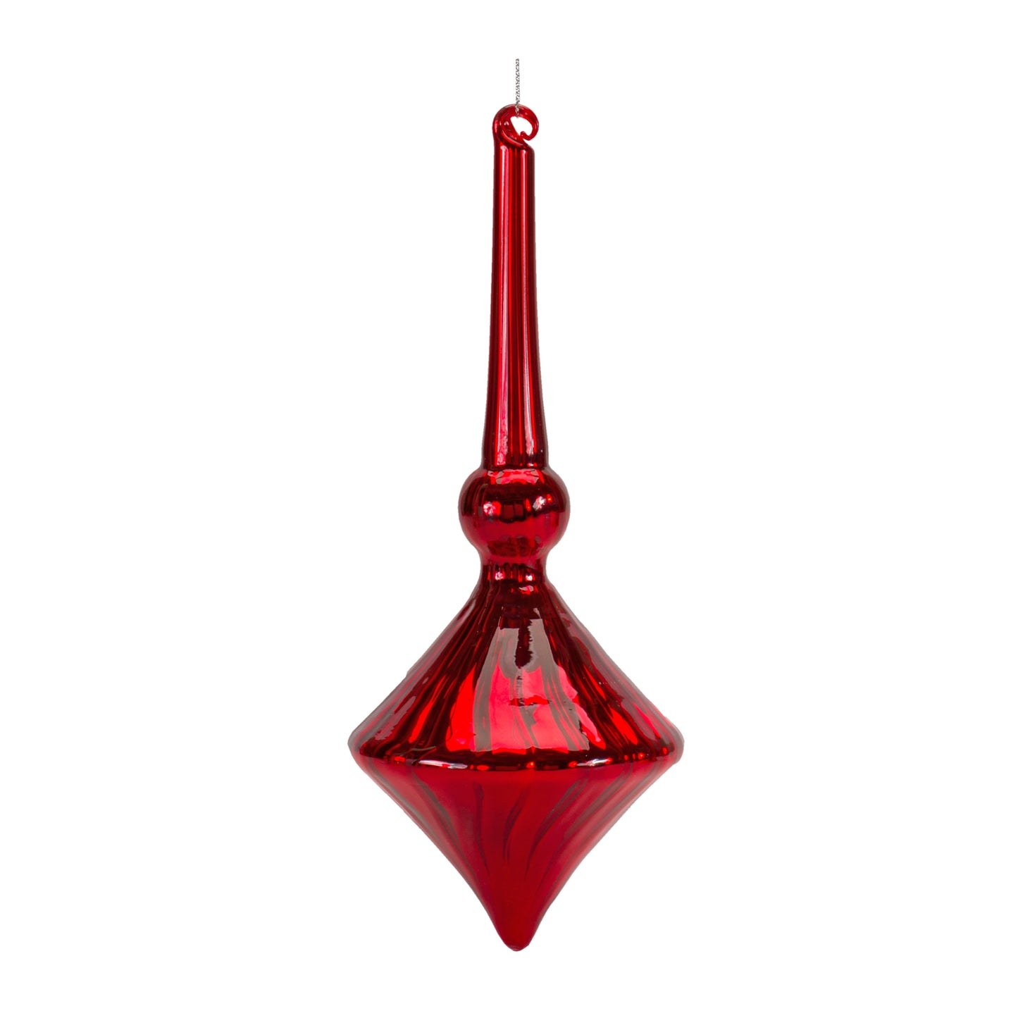 Red Drop Ornament Set Of 6