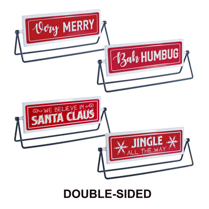 Reversible Christmas Signs
