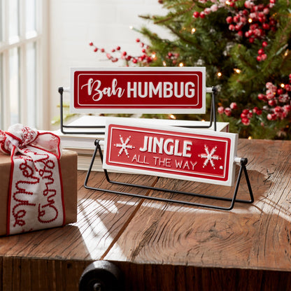 Reversible Christmas Signs