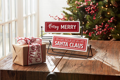 Reversible Christmas Signs