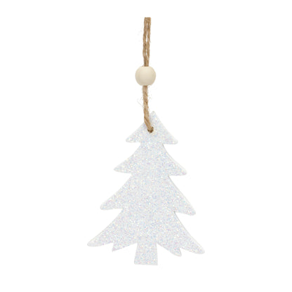 Wooden Tree Ornament Set Of 9