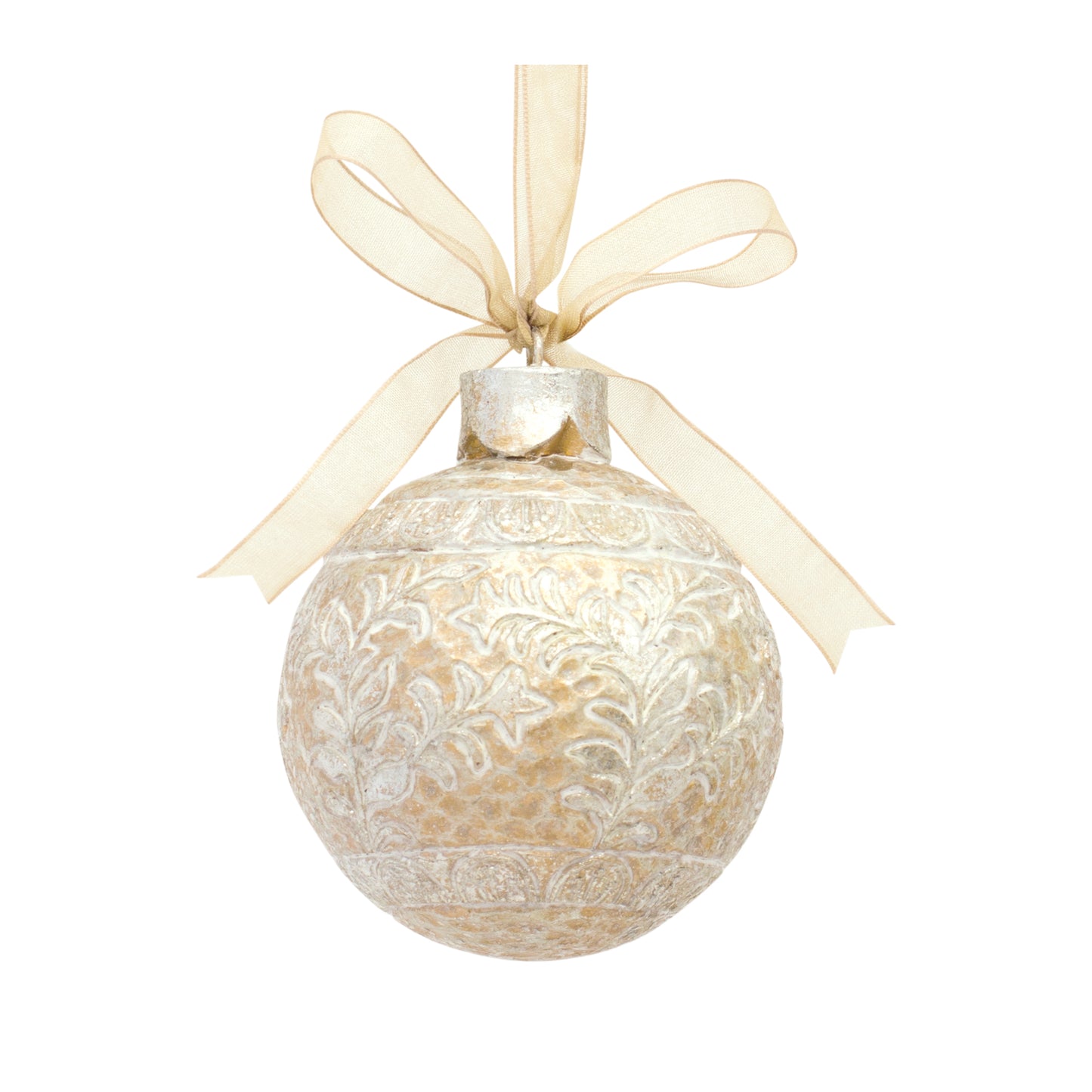 Gold And Silver Ornament Set Of 12