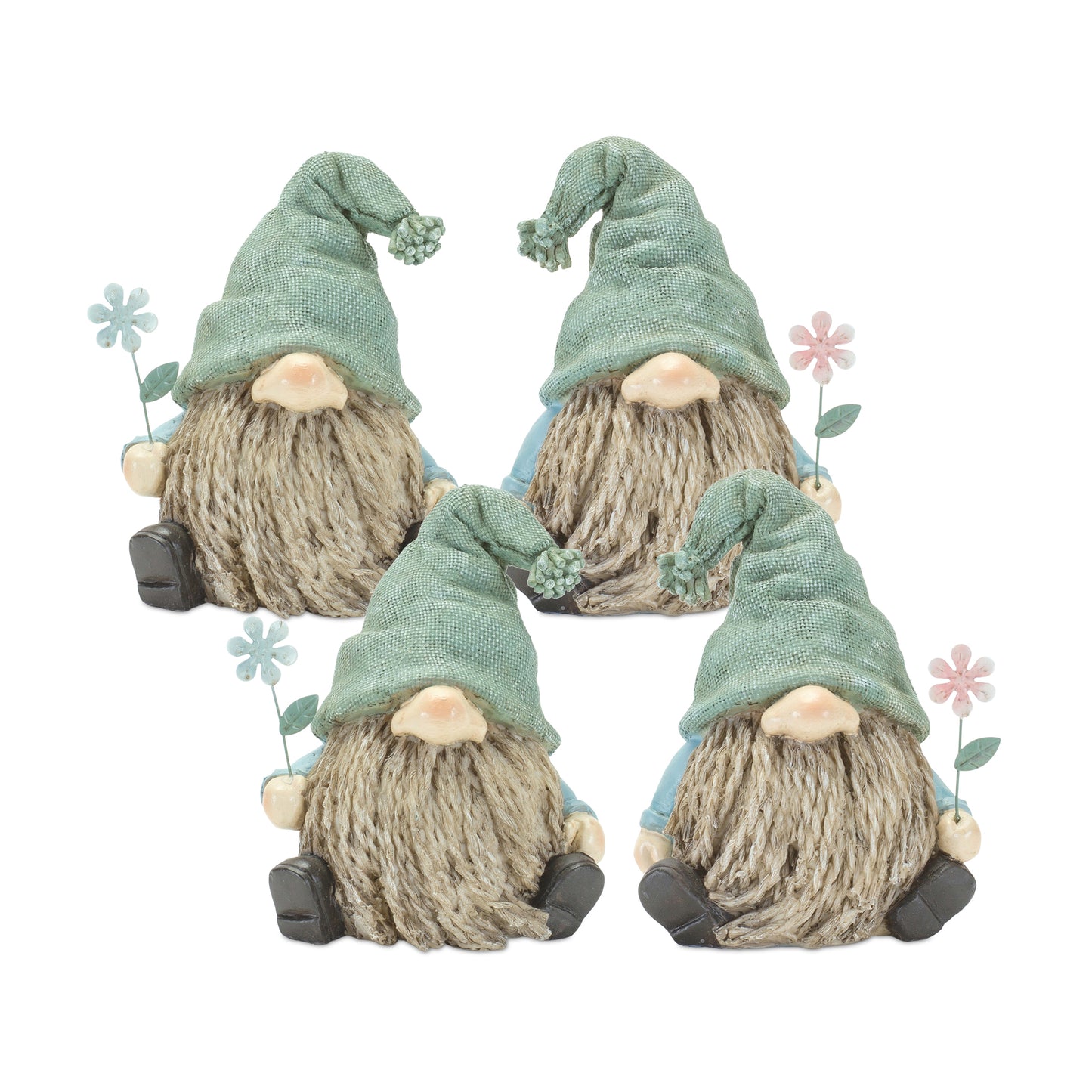 Gnome Figurines Set Of 4