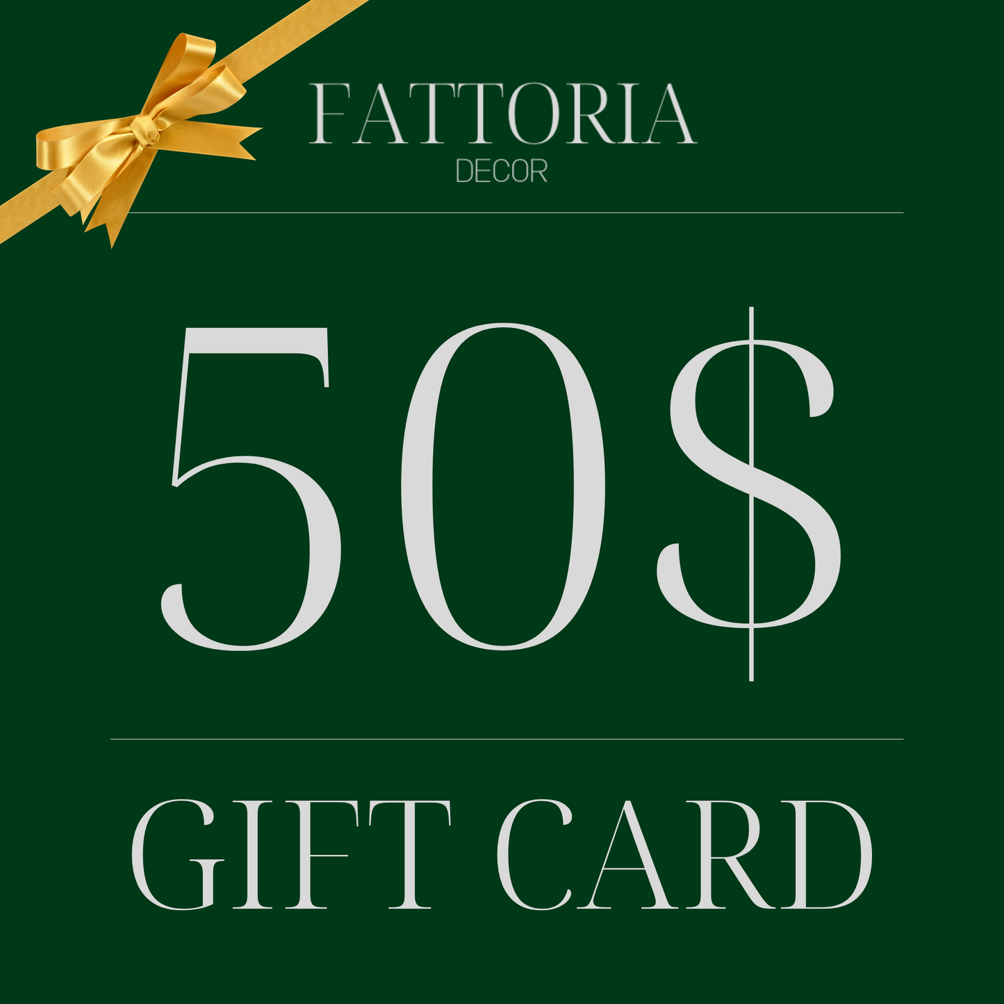 Fattoria Decor Gift Card