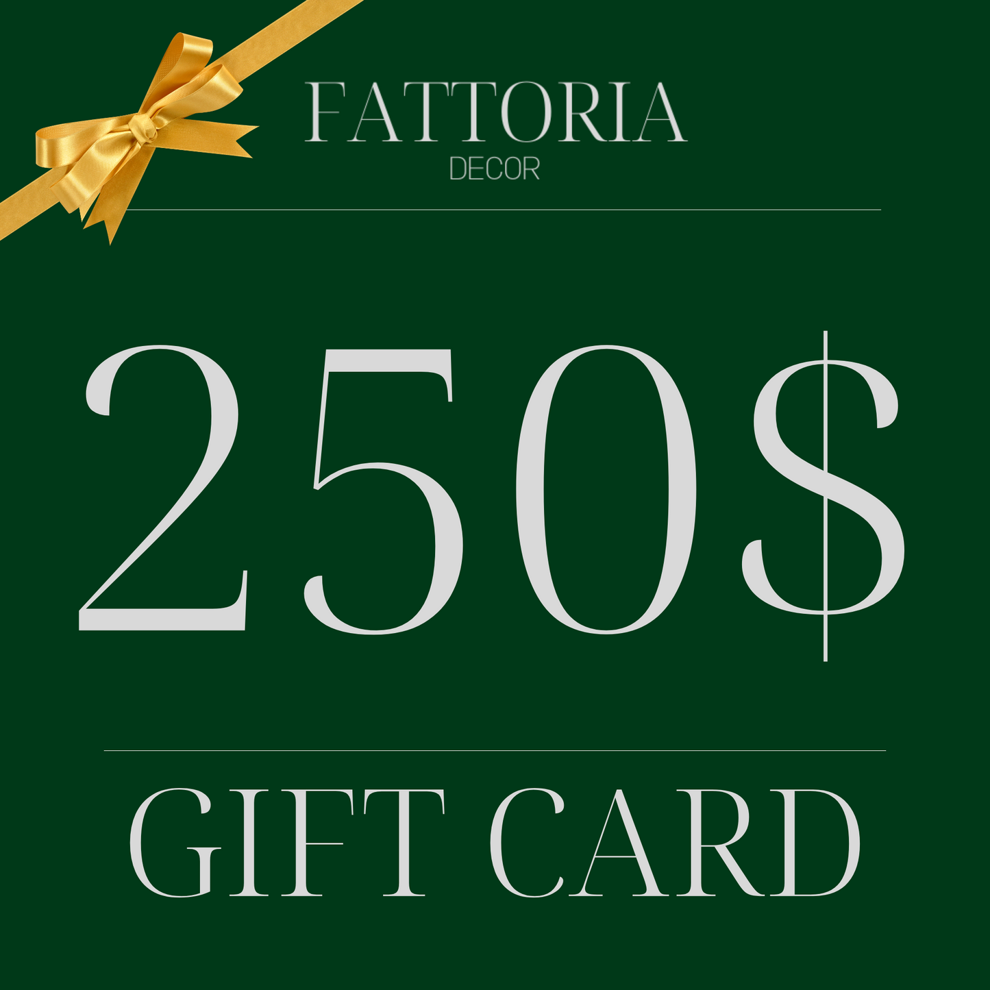 Fattoria Decor Gift Card